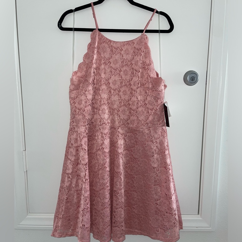 Pretty Pink Lace Dress